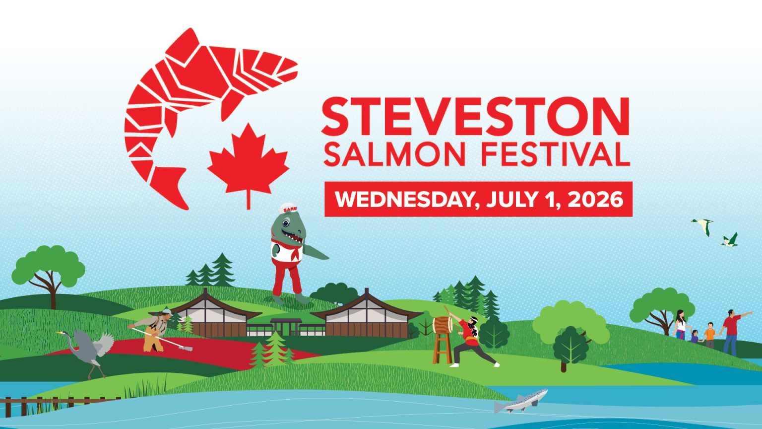 Steveston Salmon Festival 2026 poster.